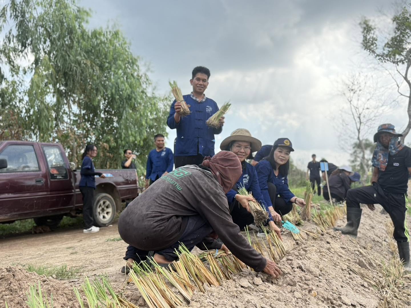 title - ส.ป.ก.ยโสธร ร่วมโครงการรณรงค์ปลูกหญ้าแฝกเพื่อการจัดการอนุรักษ์ดินและน้ำ ปีงบประมาณ 2569 ณ ห้วยถม ตำบลหนองคู อำเภอเมือง จังหวัดยโสธร